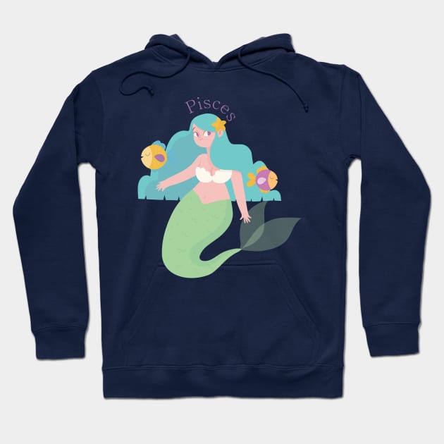 Pisces Hoodie by gnomeapple